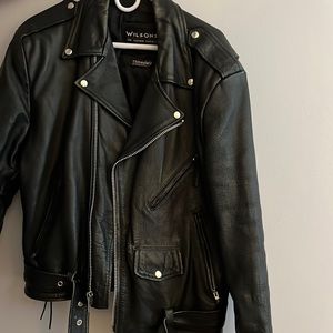 Wilson’s leather motorcycle jacket